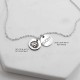 Custom Cat / Dog Portrait Dual Charm Necklace, Personalized Pet Themed Coin Necklace, Best Custom Gifts For Pet Lovers & Pet Owners
