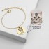 Custom Single Charm Pet Portrait Bracelet, Personalized Dog / Cat Photo Engraved Bracelet, Best Custom Gift For Pet Lovers & Pet Owners