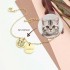 Personalized Dual Charm Dog / Cat Portrait Bracelet, Custom Animal Themed  Fashion Jewelry, Mother's Day Birthday Gift For Dog Person & Cat Person 