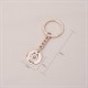 Personalized Single Charm Pet Portrait Keychain Custom Key Ring For Pet Lovers Pet Memorial Gift 