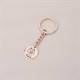 Personalized Single Charm Pet Portrait Keychain Custom Key Ring For Pet Lovers Pet Memorial Gift 
