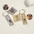 Personalized Pet Memorial Keychain with Fur and Ashes Vial, Pet Memorial Gift