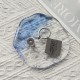 Personalized Pet Ash Hourglass Keychain Pet Memorial Keepsake Cat Dog Rabbit Hamster Key Ring Cremation Jewelry