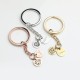 Custom Pet Portrait Keychain Dual Charms,  DIY Dog/Cat Photo Engraved Keychain, Custom Pet Lovers Gift, Pet Themed Accessory